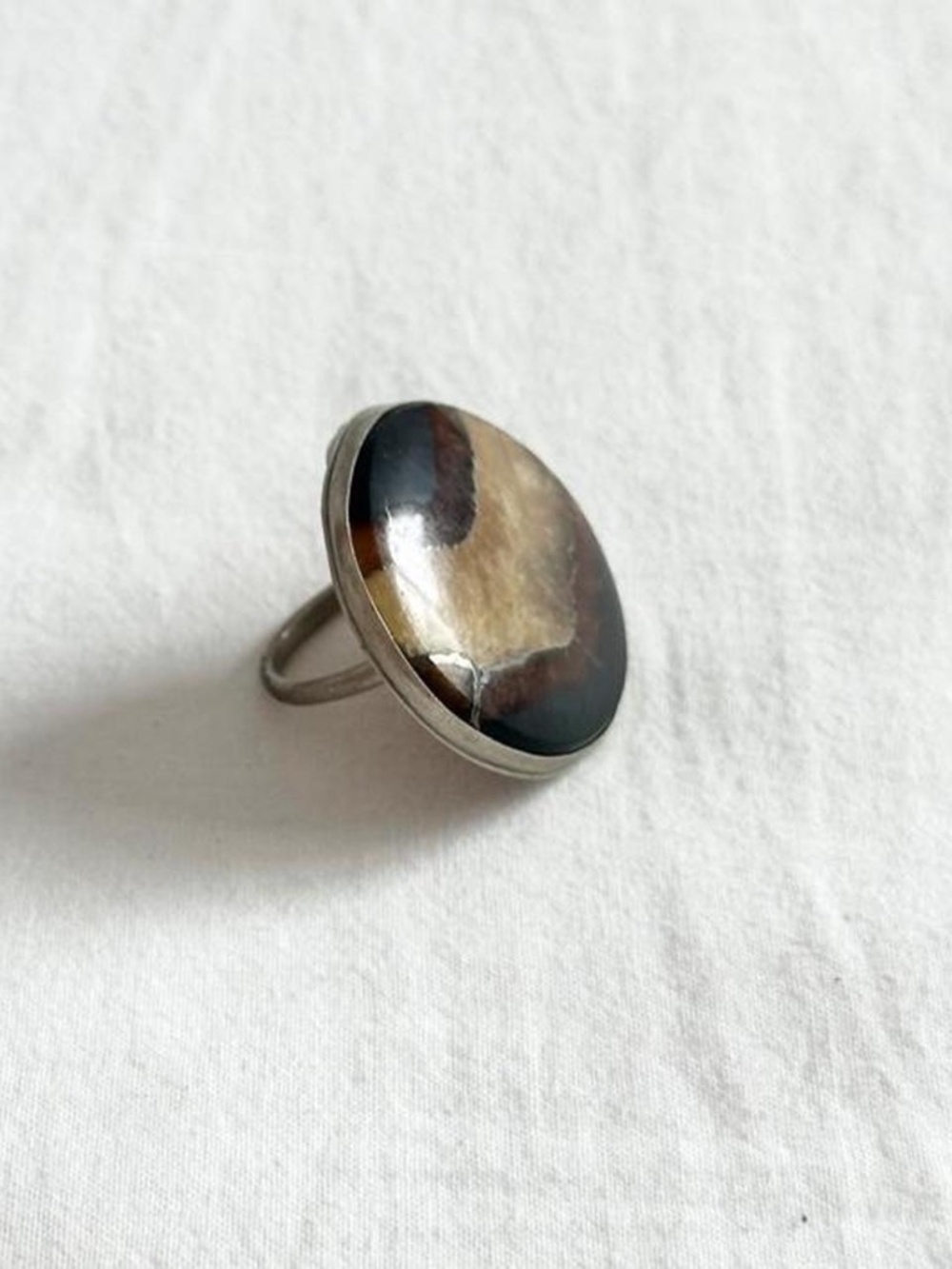 Whimsygoth/Boho/Witchy/Maximalist Ring With Natural Stone - Picture 2 of 4